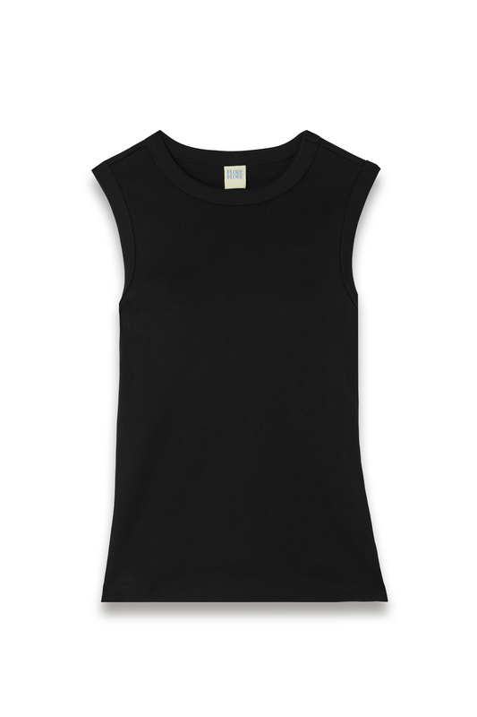 Esmé Ribbed Organic Cotton-jersey Tank