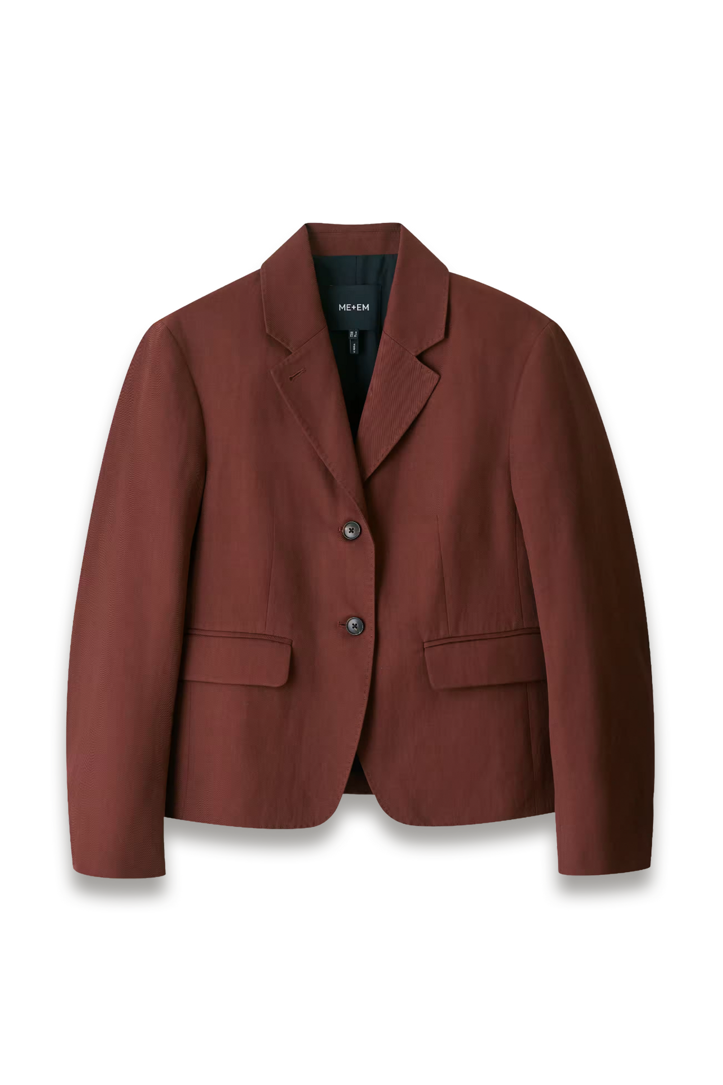 Italian Linen Blend Icon Oversized Short Blazer