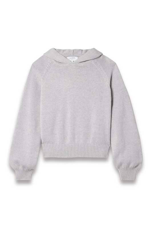 Jill Hooded Pleated Cotton Hoodie