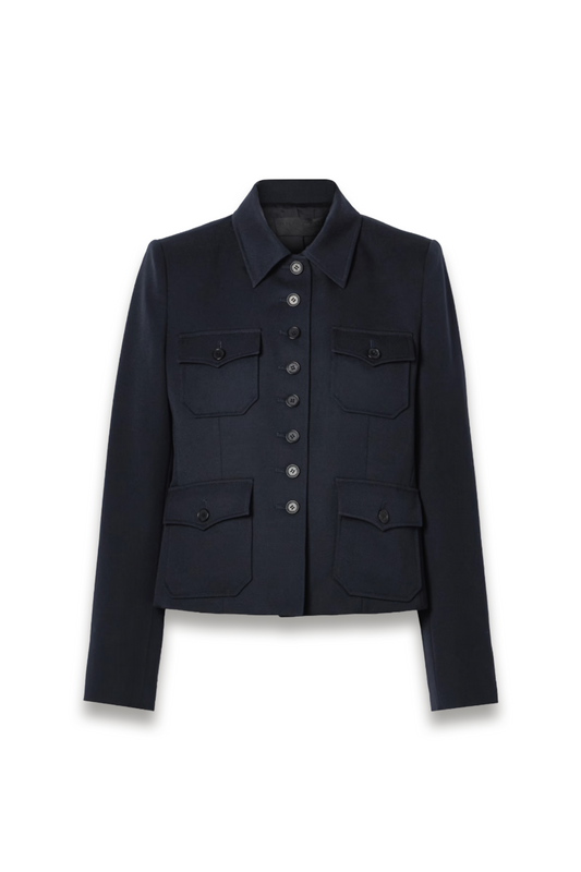 Jamison wool-twill jacket