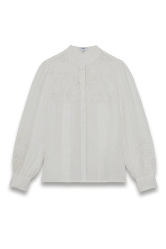 Linen Embroidered Blouse