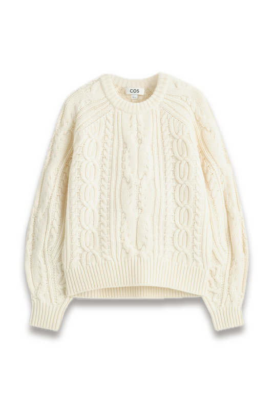 Cable-knit Wool-cashmere Jumper