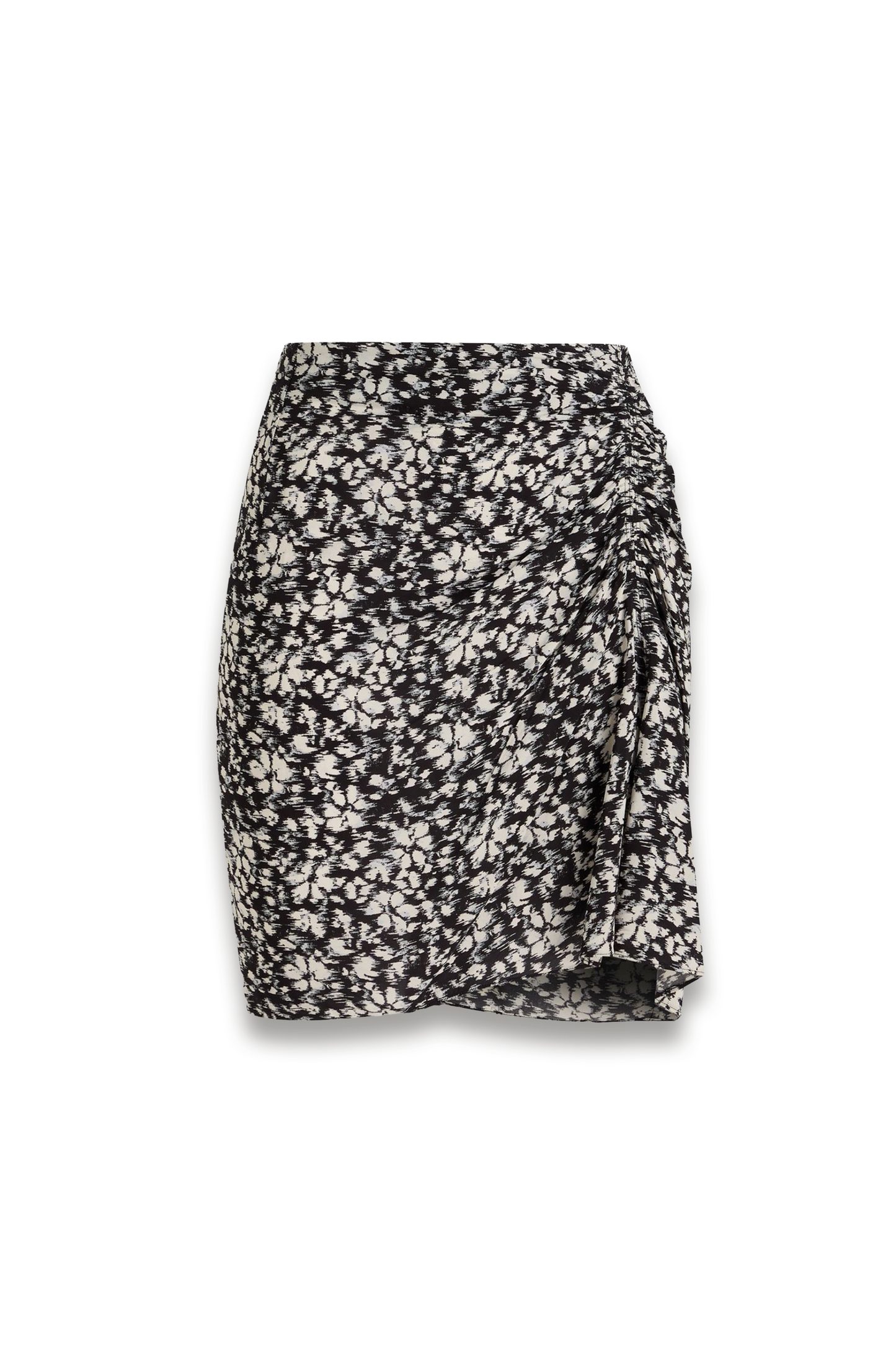 Angelica Printed Crepe de Chine Mini Skirt