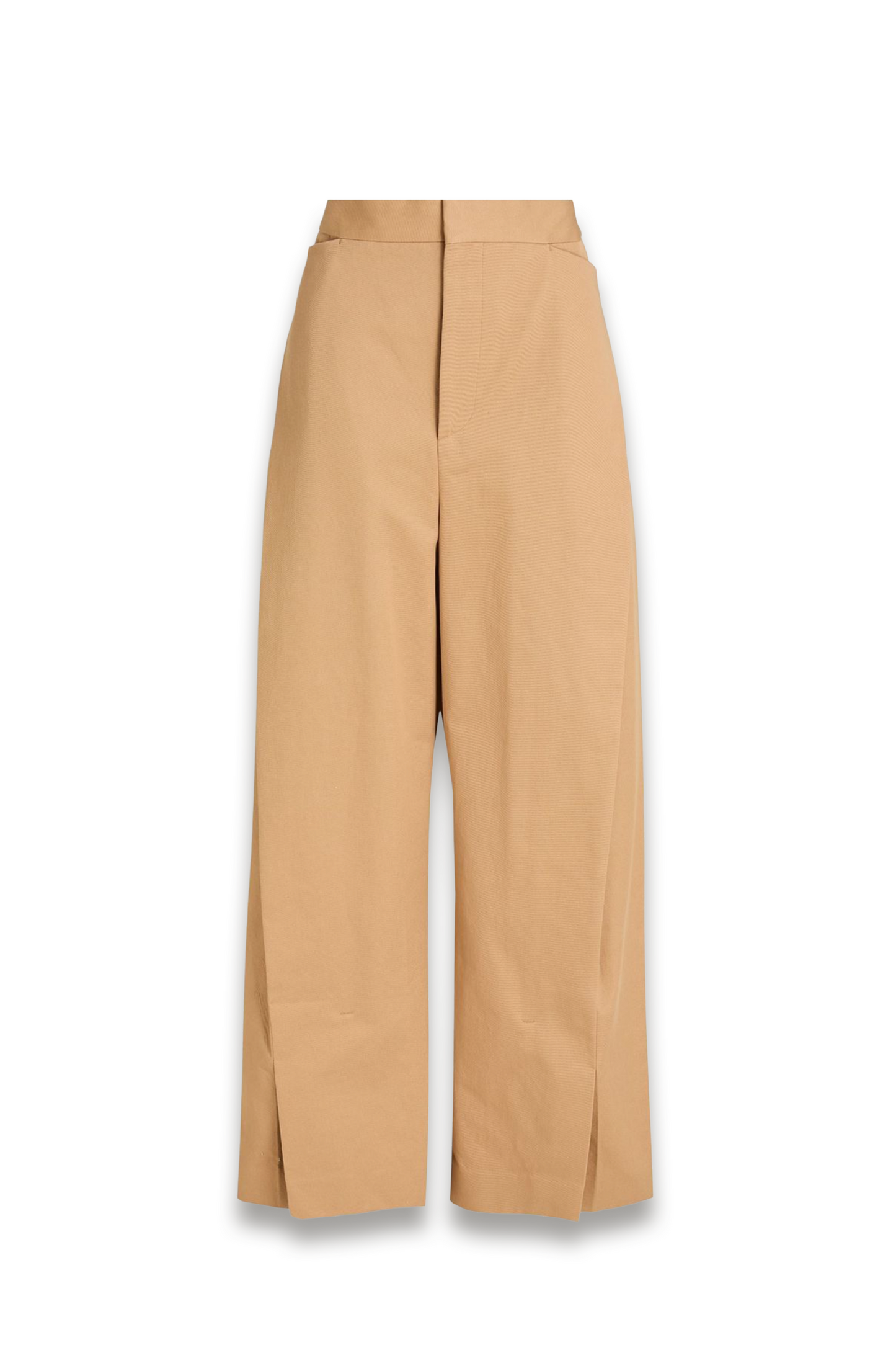Pleated Cotton-gabardine Wide-leg Pants