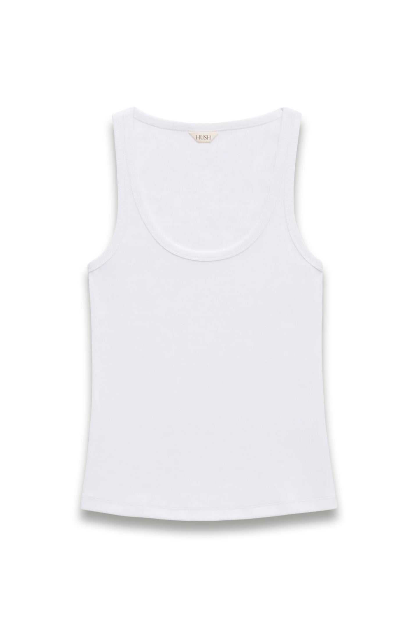 Scoop Neck Ribbed Vest