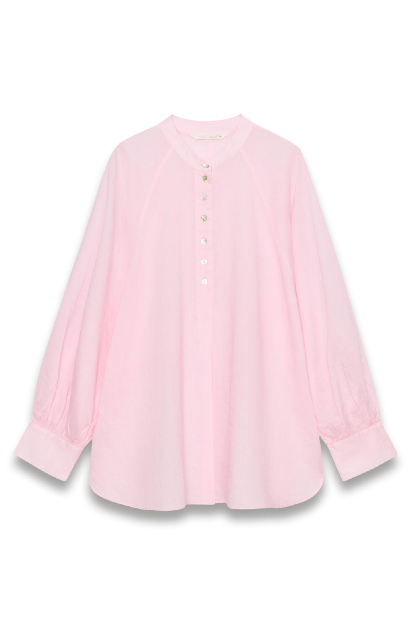 ZW Collection Flowing Shirt With Ramie