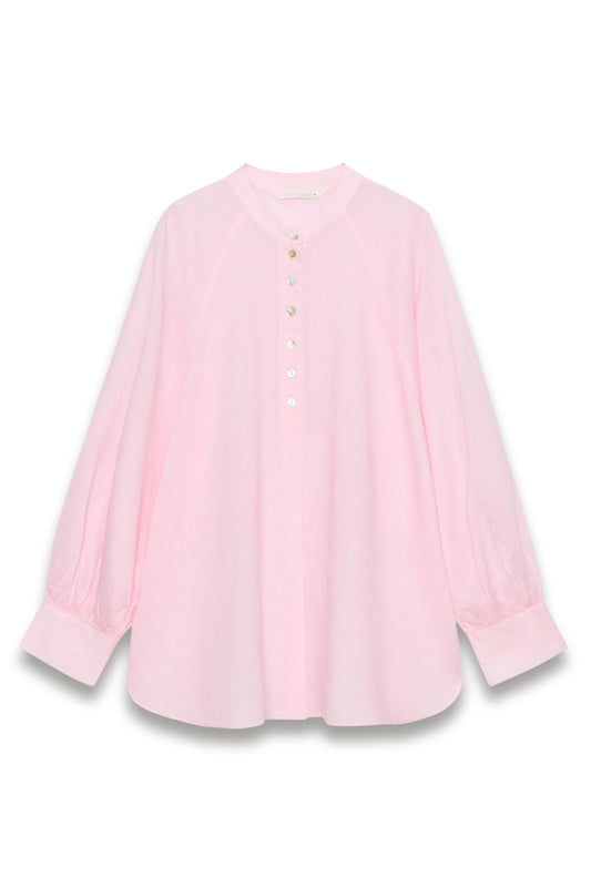 ZW Collection Flowing Shirt With Ramie