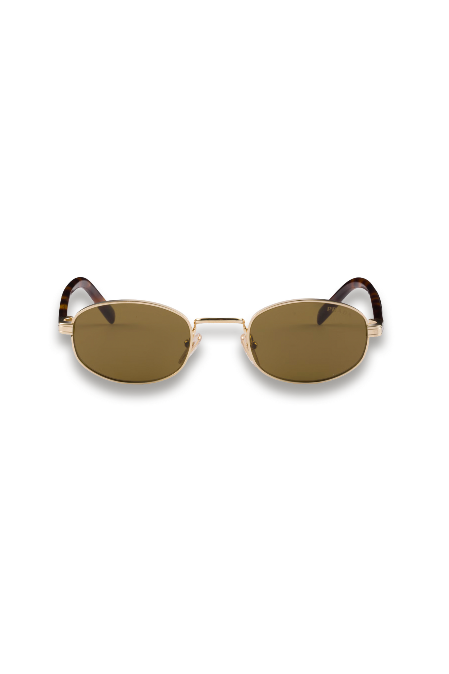 Sunglasses with the iconic metal plaque