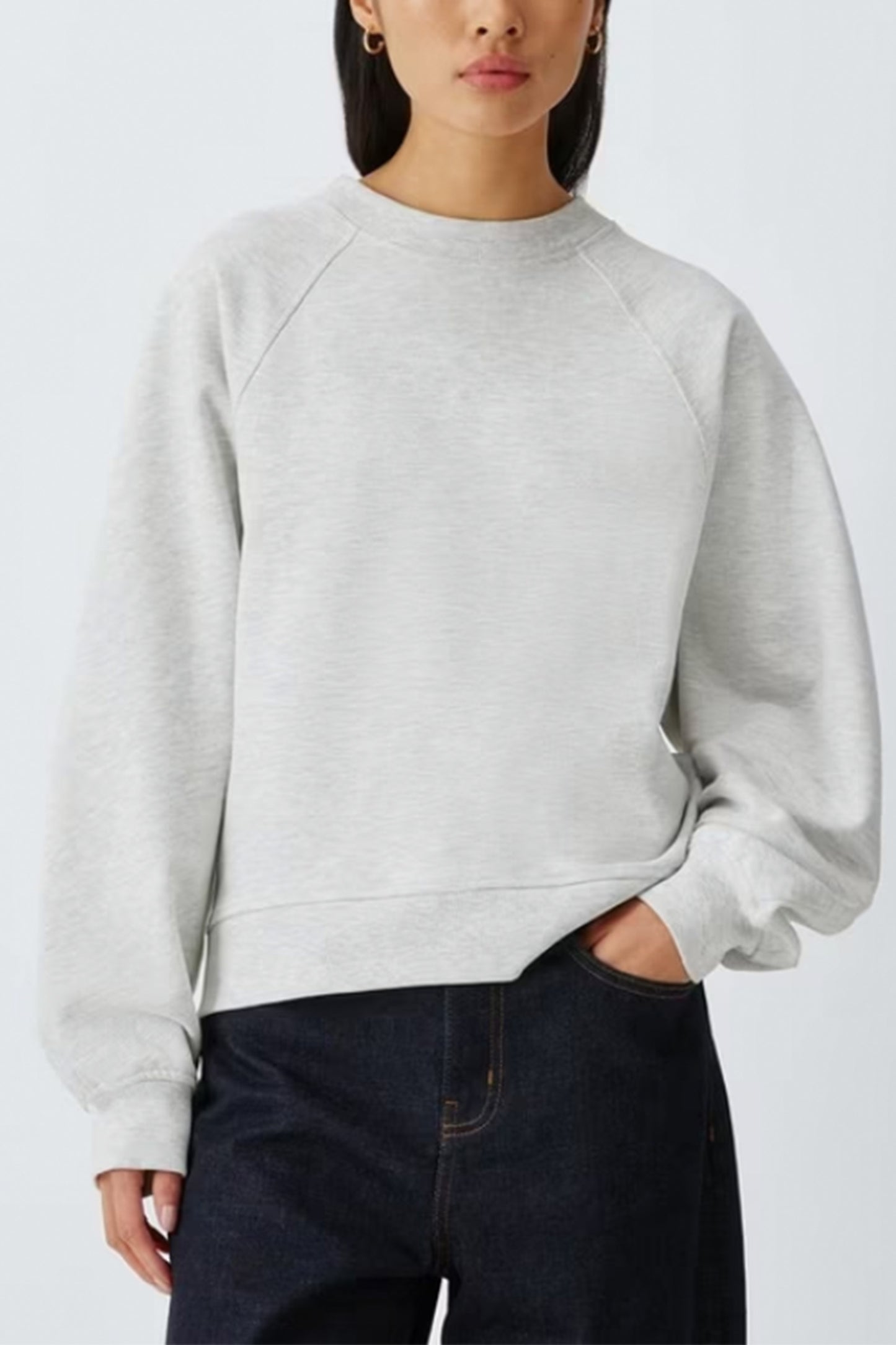 Cotton Rich Seam Sweatshirt
