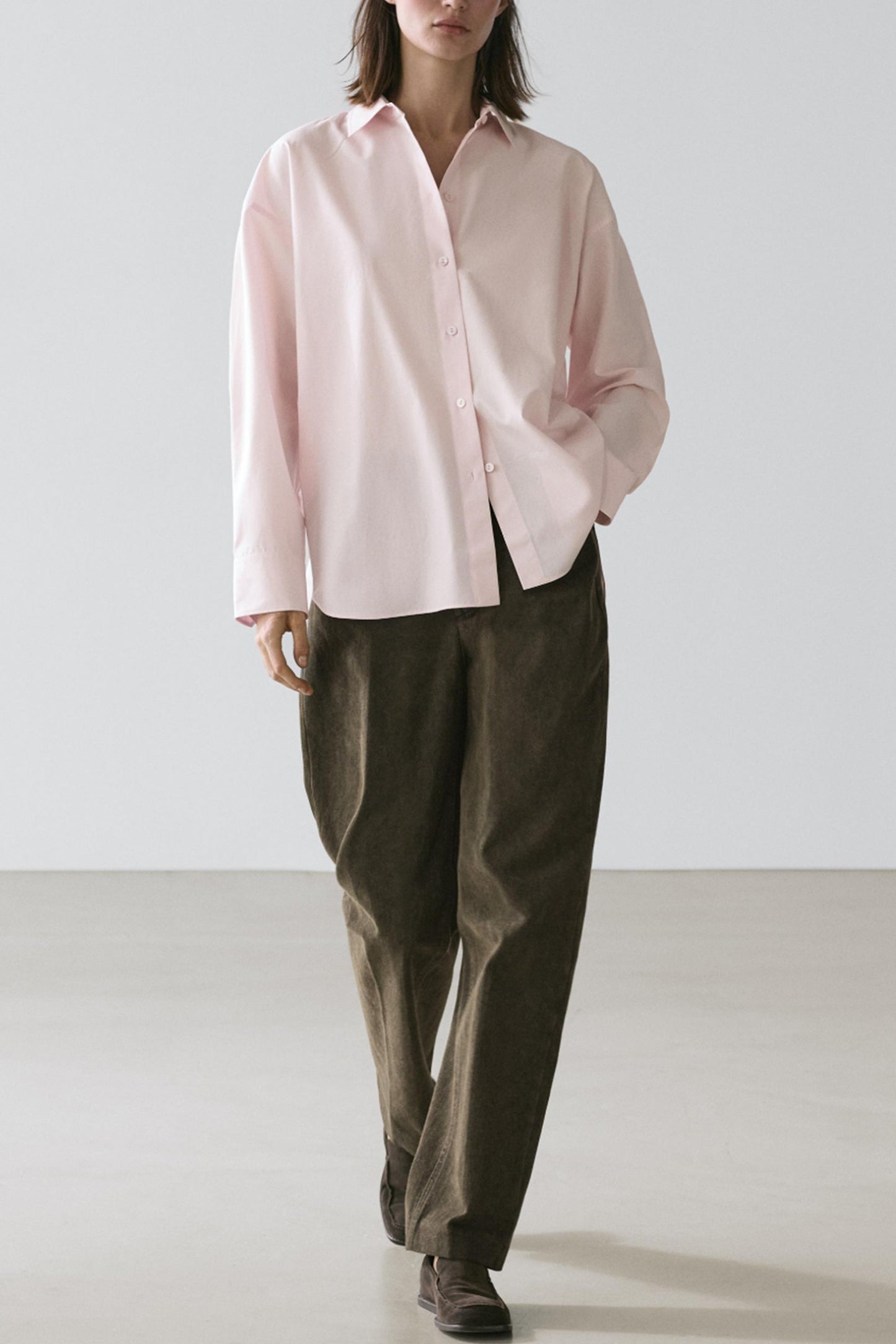 Poplin and Cotton-blend Shirt