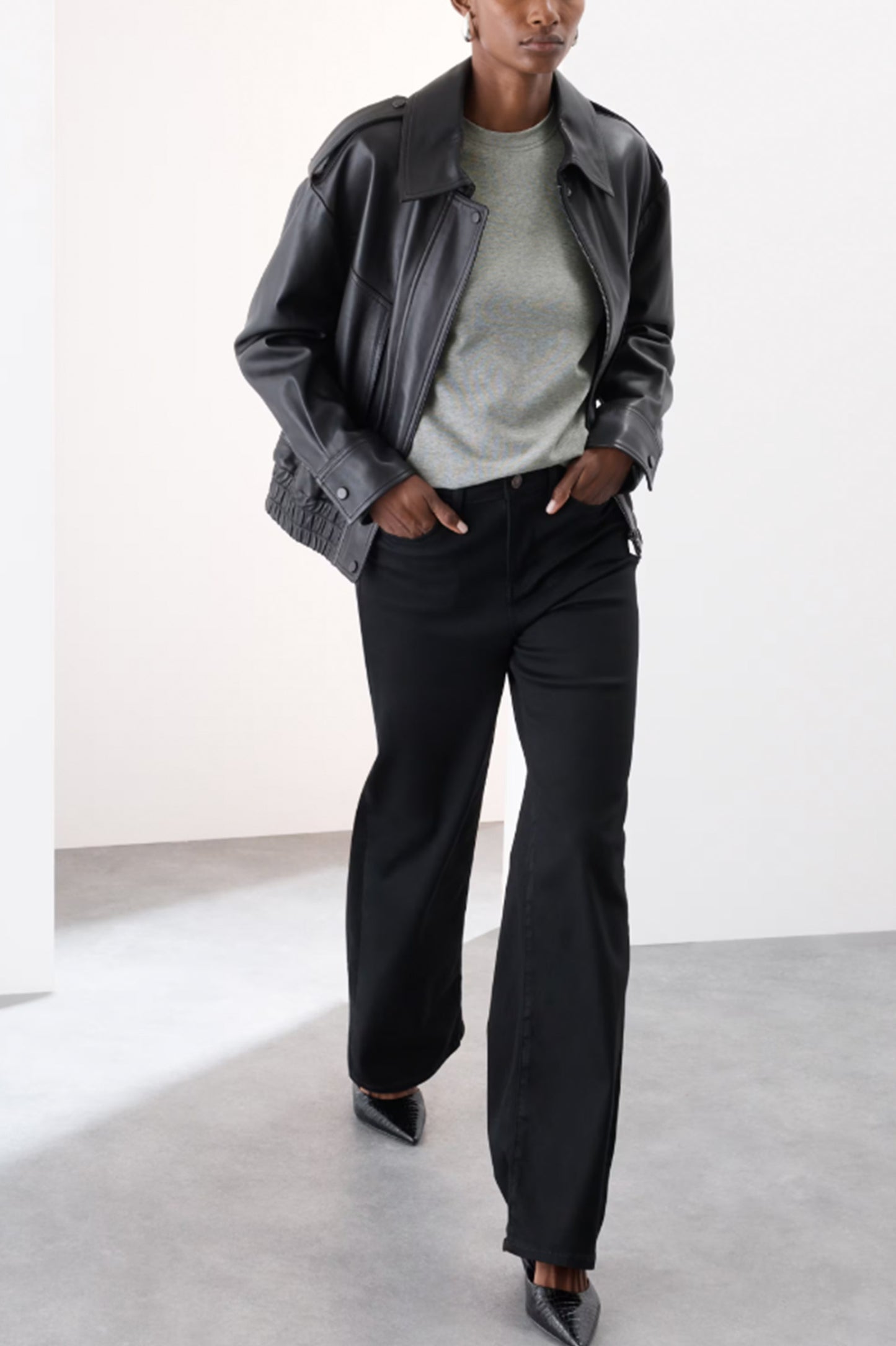 Autograph Cotton-rich Crewneck Top