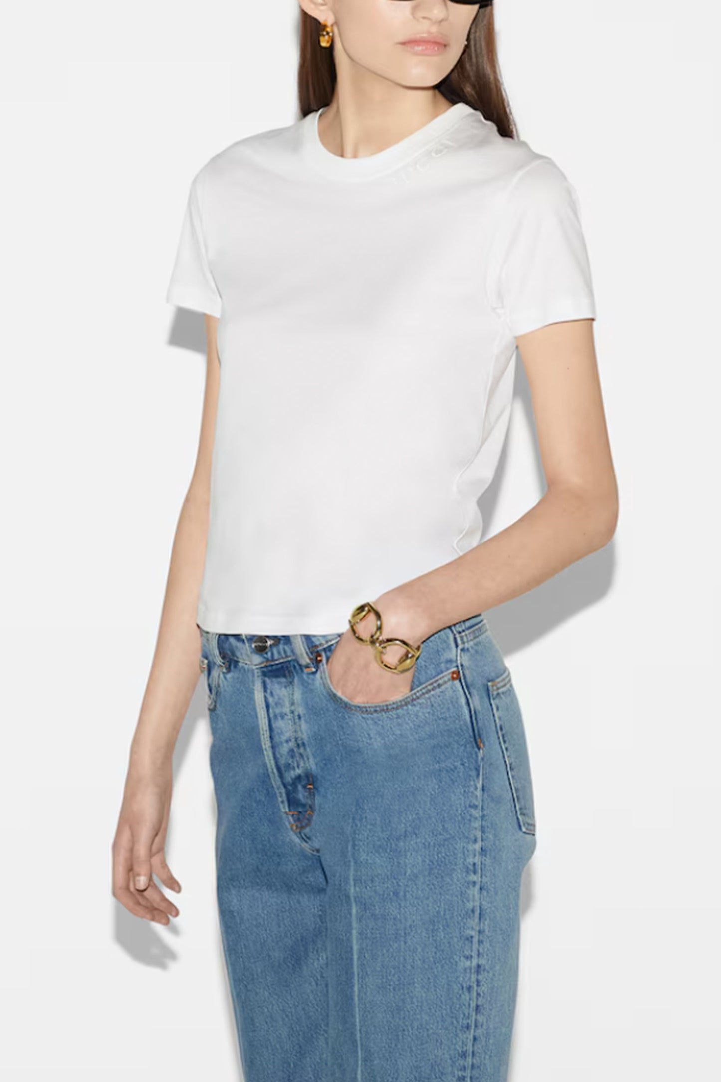 Embroidered Cotton Jersey T-shirt