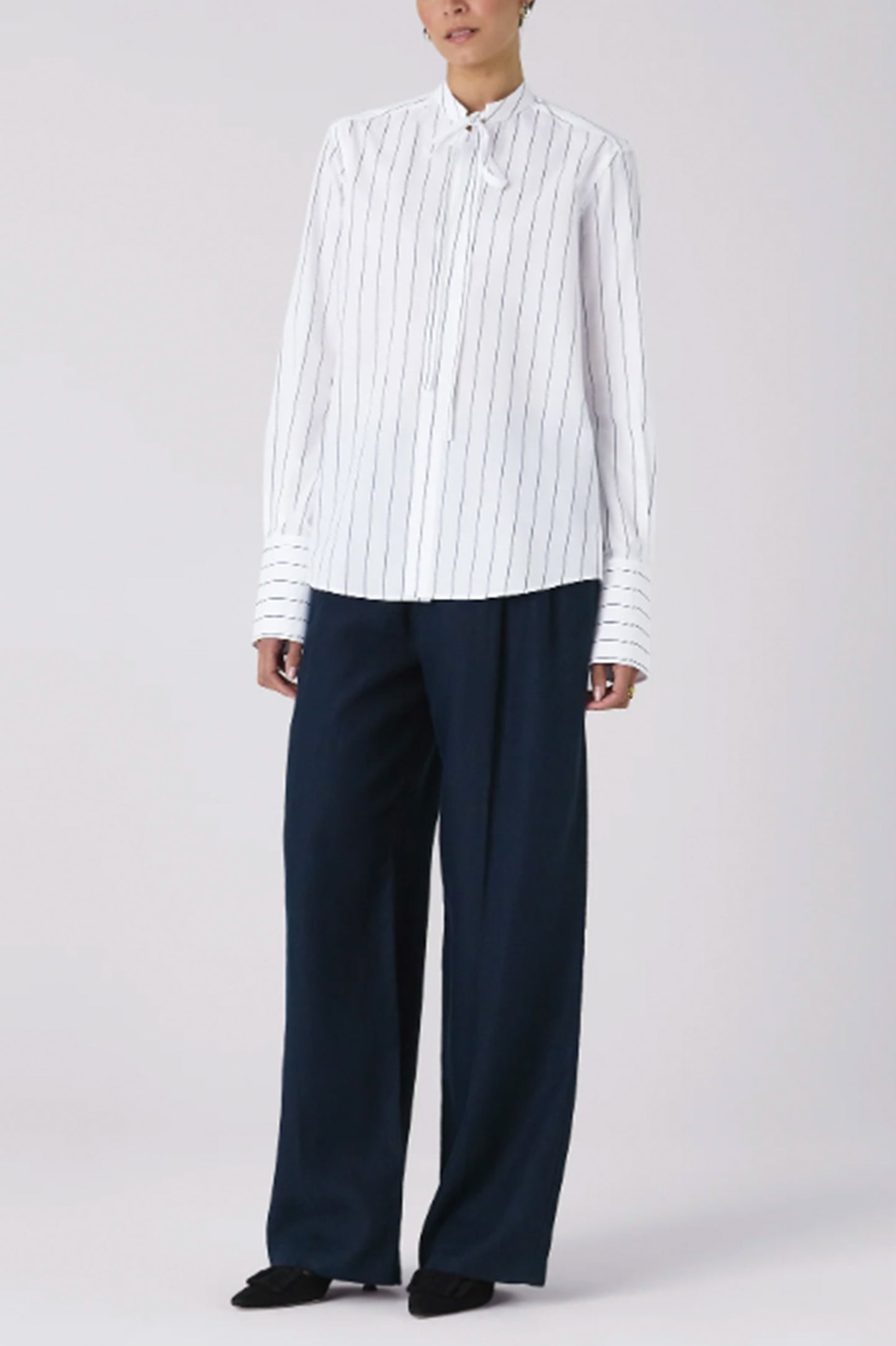 The Boyfriend Bow-tie Shirt