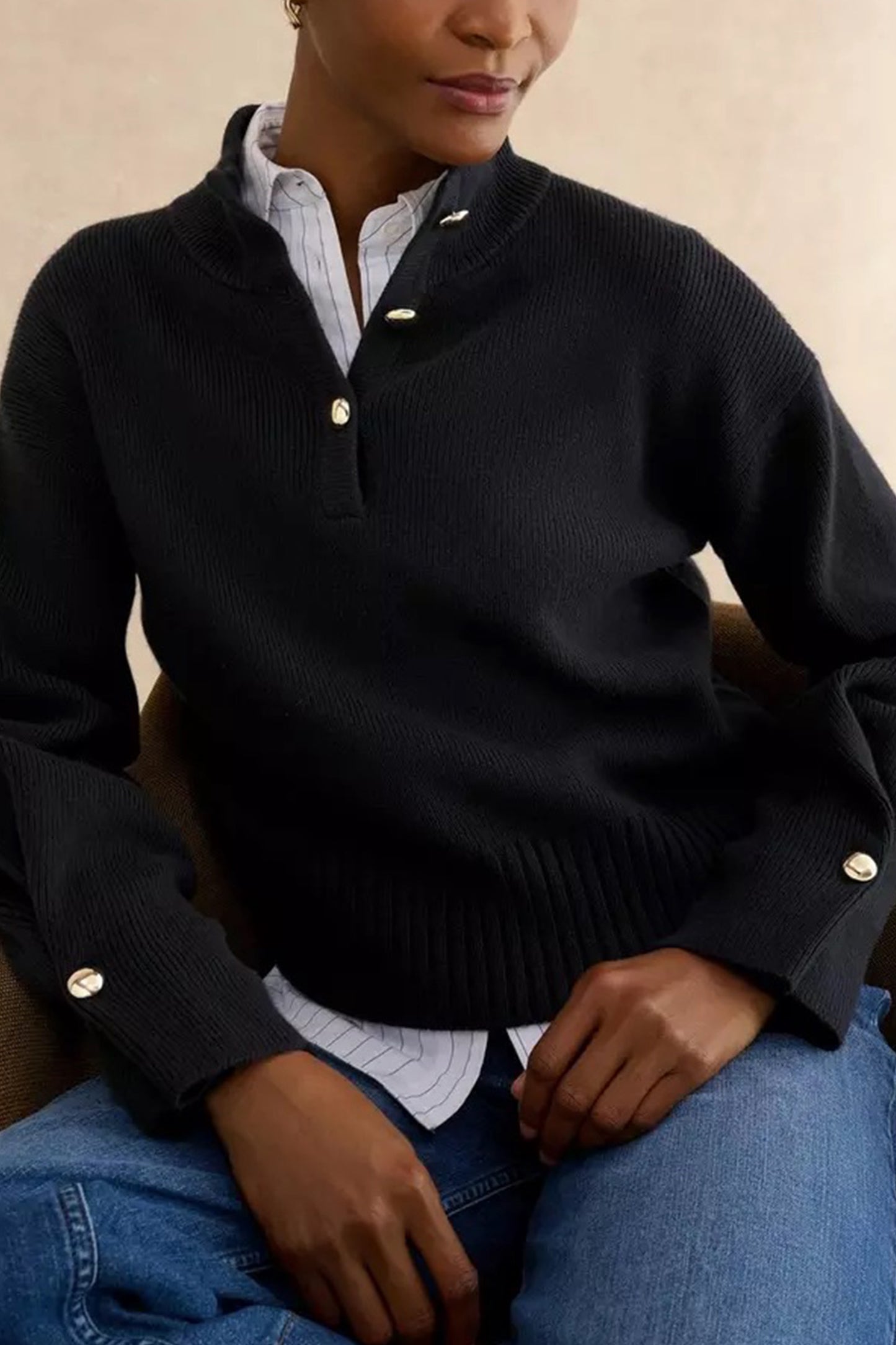 Adler Knitted Cotton Jumper