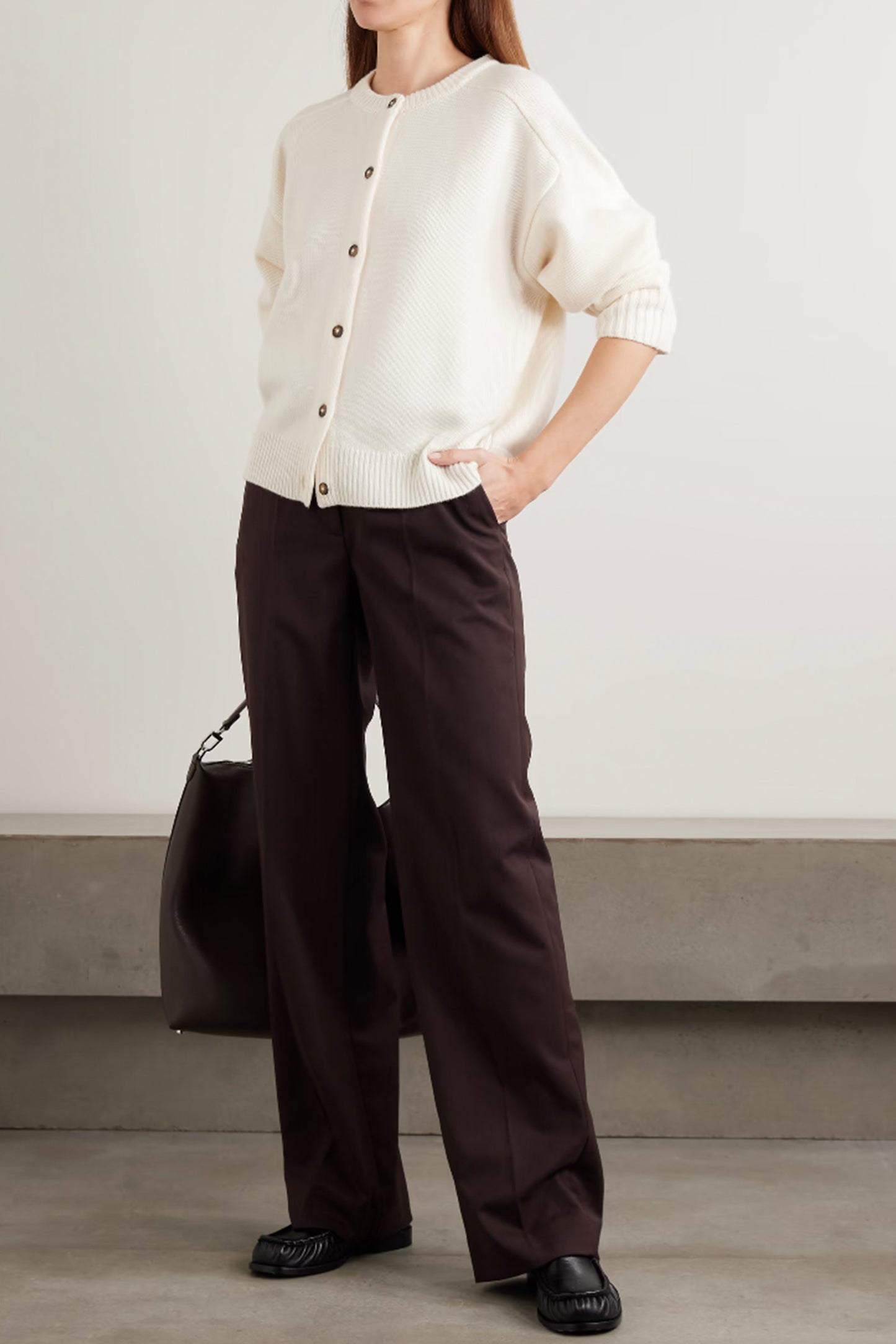 Aidar Merino Wool and Cashmere-blend Cardigan