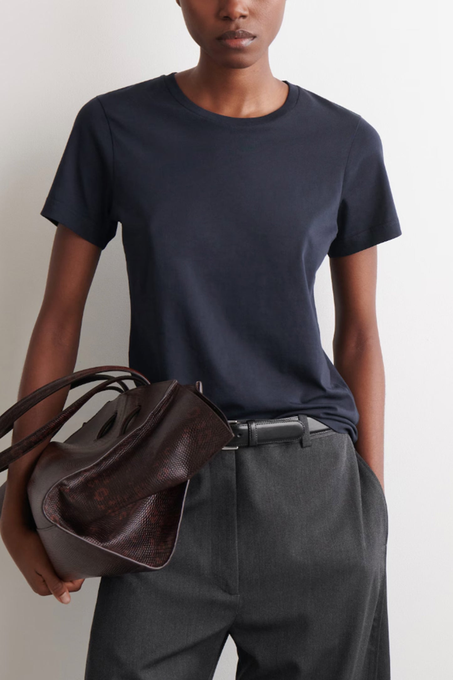 Cotton Crew-neck T-shirt
