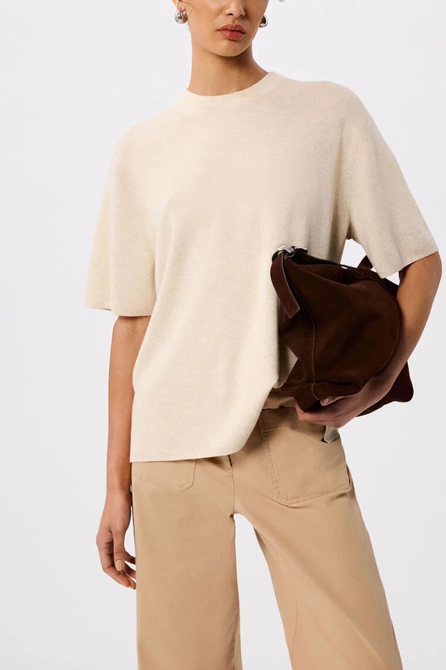 Fine Knit T-Shirt