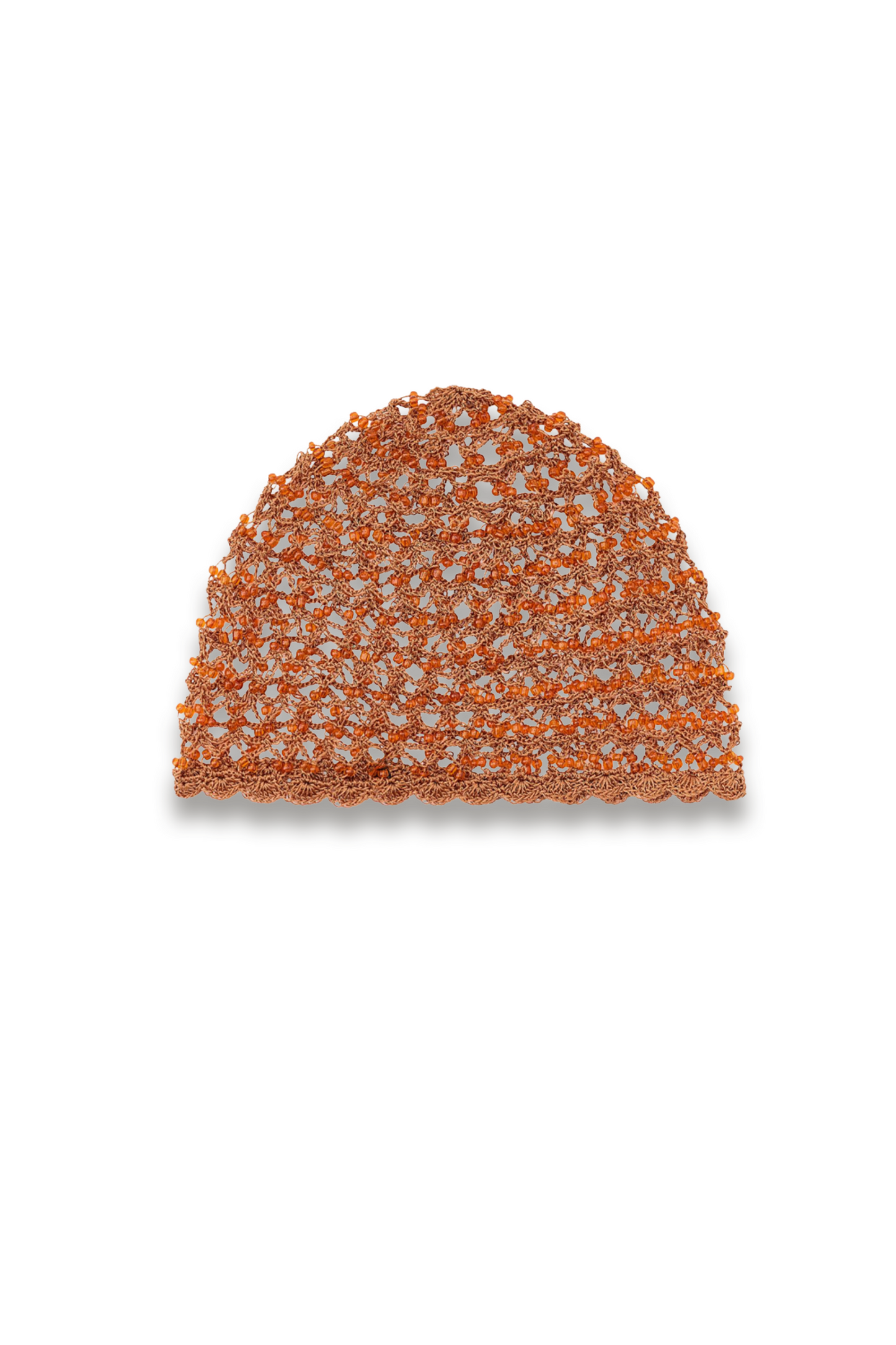 Crochet Beaded Skullcap