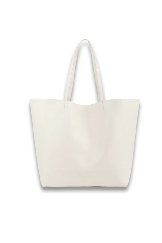 Roam Leather Tote Stone