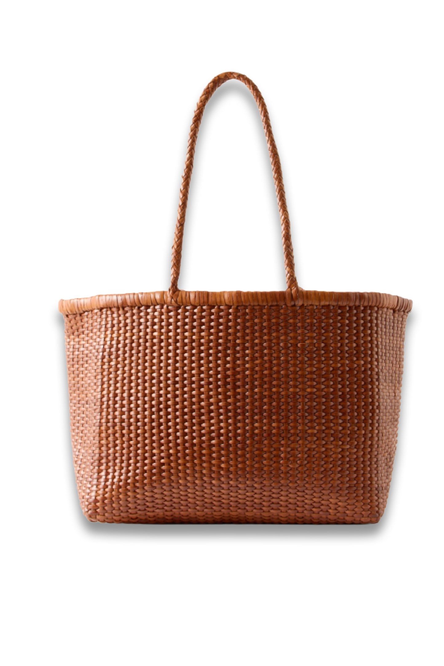 B Weave Leather Tote