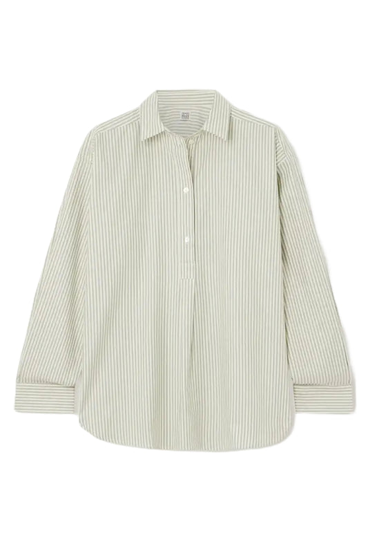 Striped Cotton-Poplin Shirt