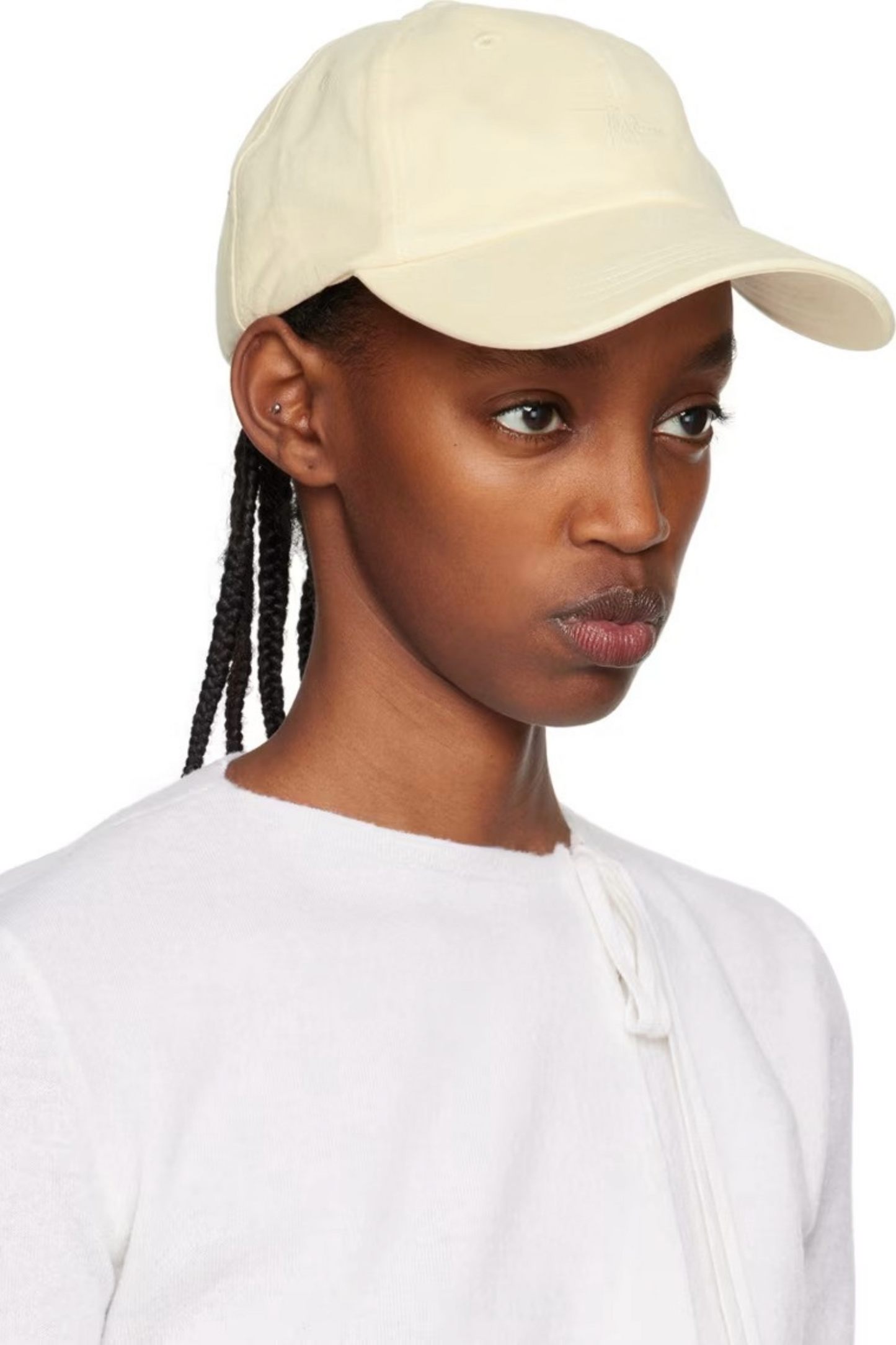 Off-White Embroidered Cap