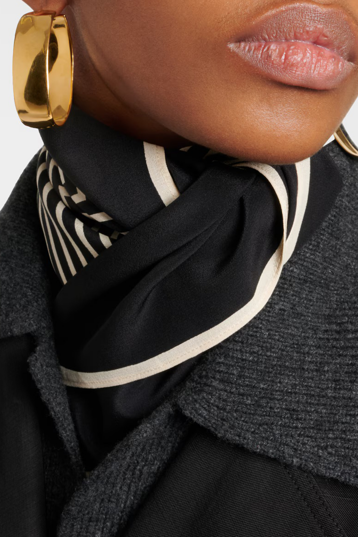 Toteme Printed silk scarf