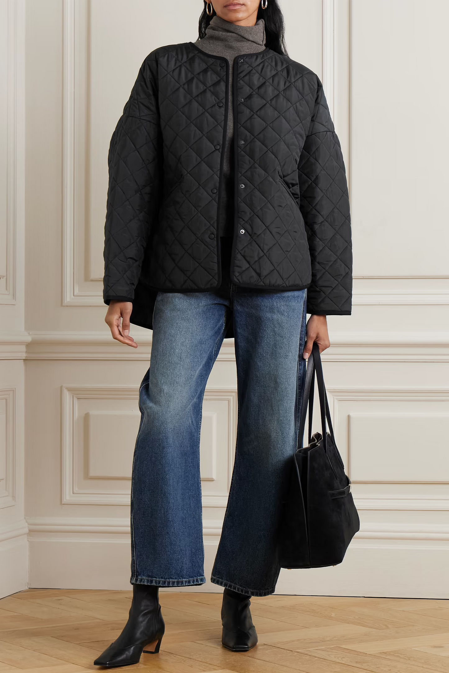 Quilted Recycled Shell Jacket