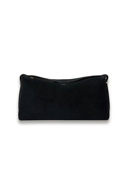 Scoop Suede Clutch