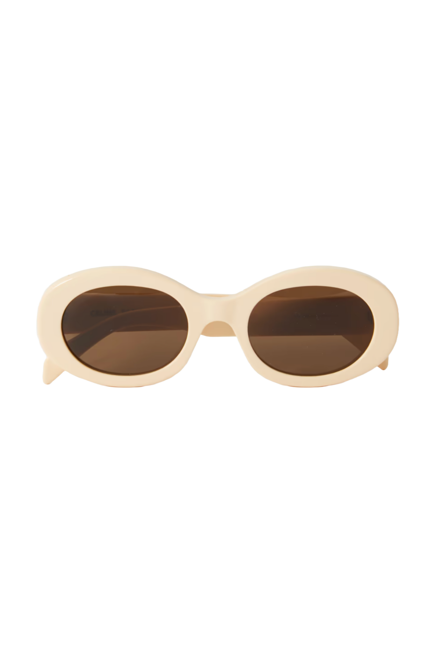 Triomphe Oval-Frame Acetate Sunglasses