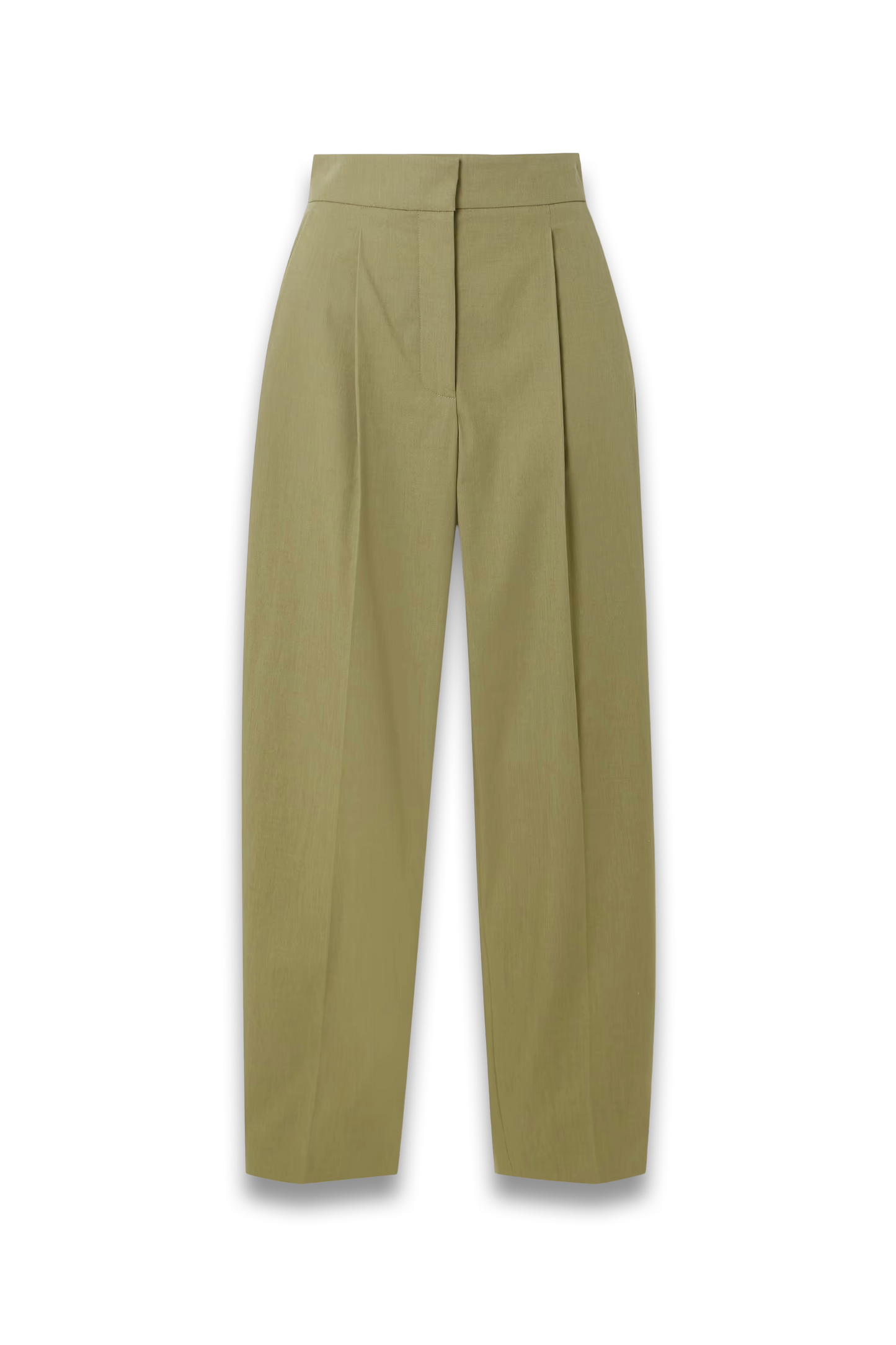 Paver Pleated Cotton Tapered Pants
