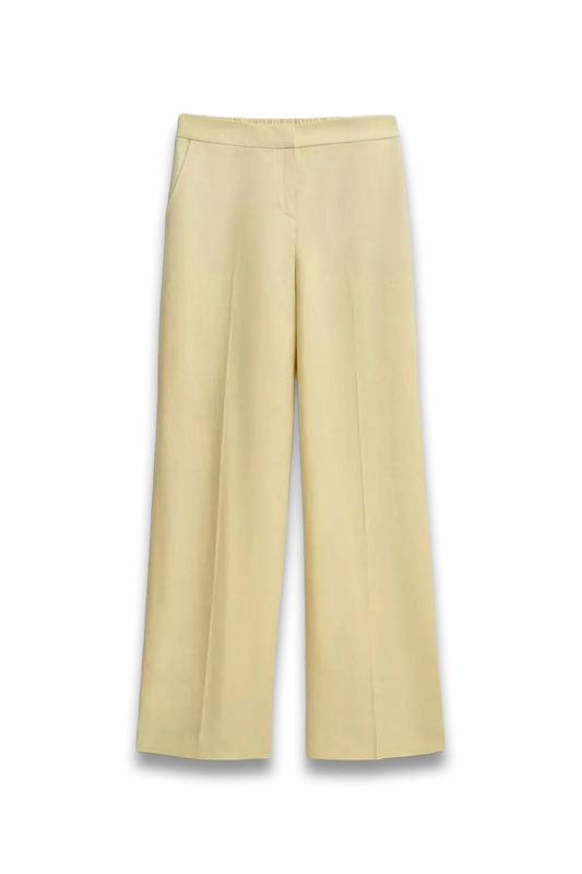 Adalee Linen Wide Leg Trousers