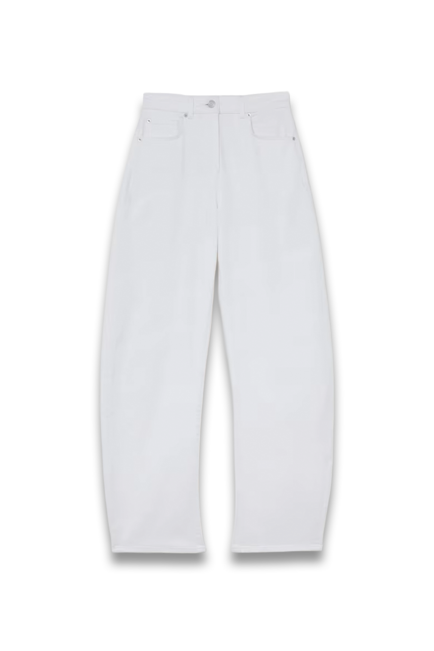 Sabel Barrel-Leg Jeans in White
