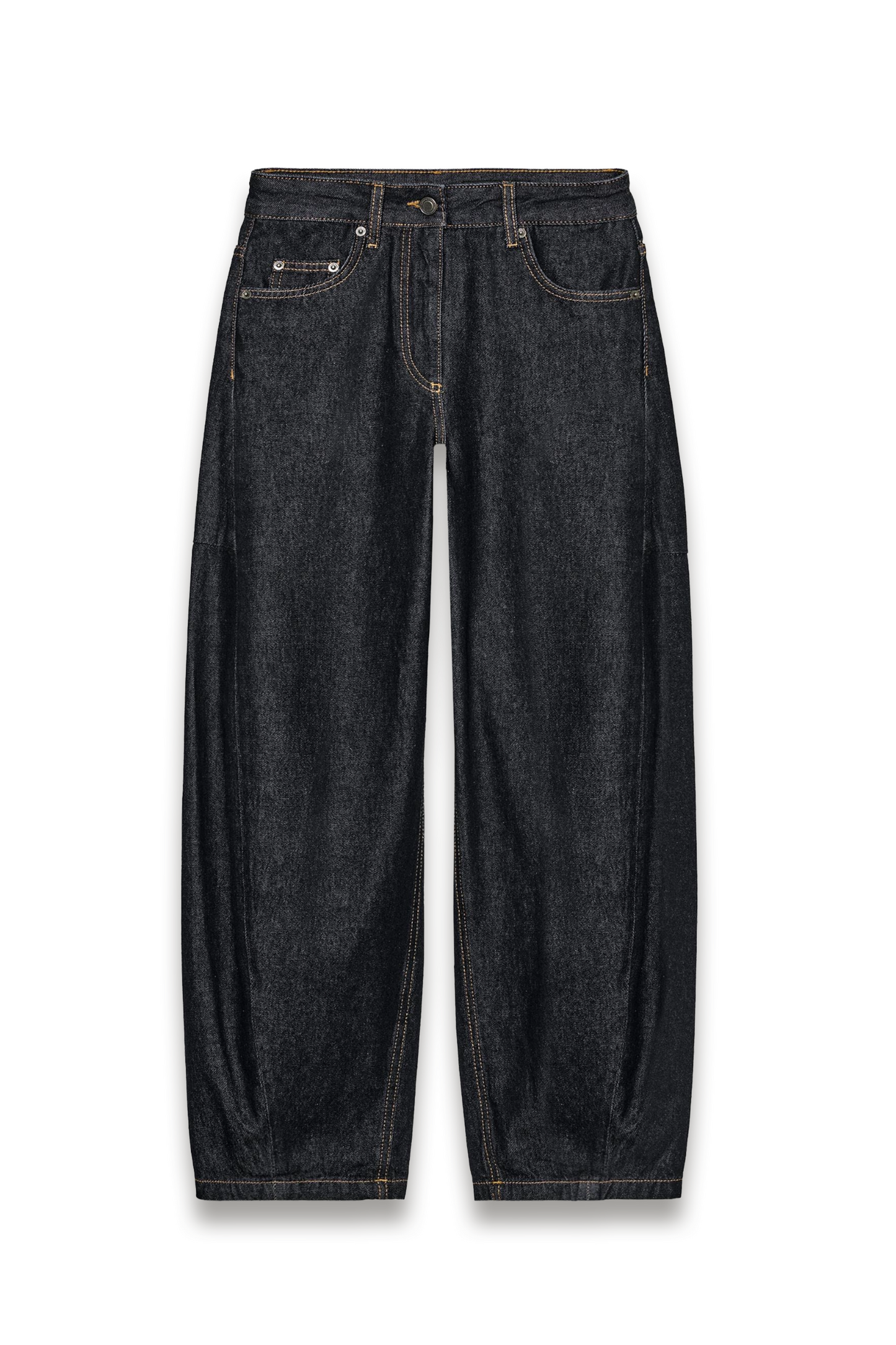 ZW Collection Ankle Balloon Mid-waist Jeans