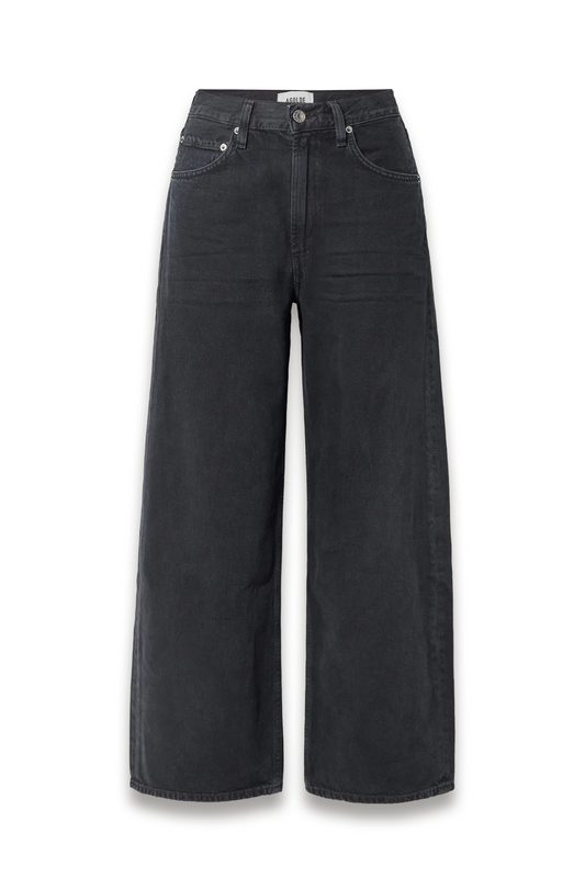 Low Curve Crop High-rise Wide-leg Jeans
