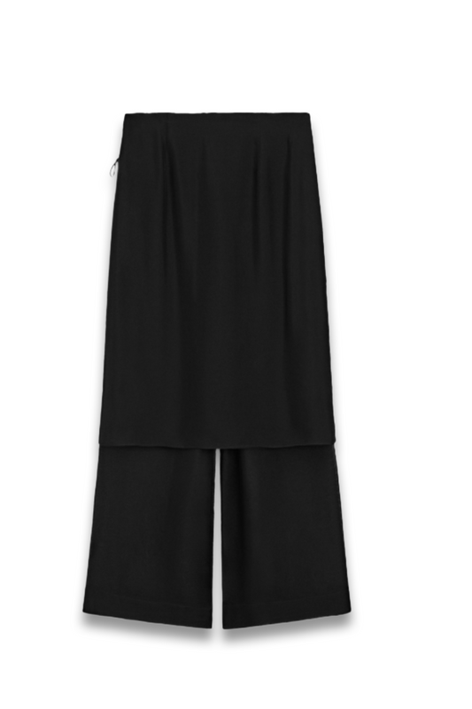 100% silk shorts over pants