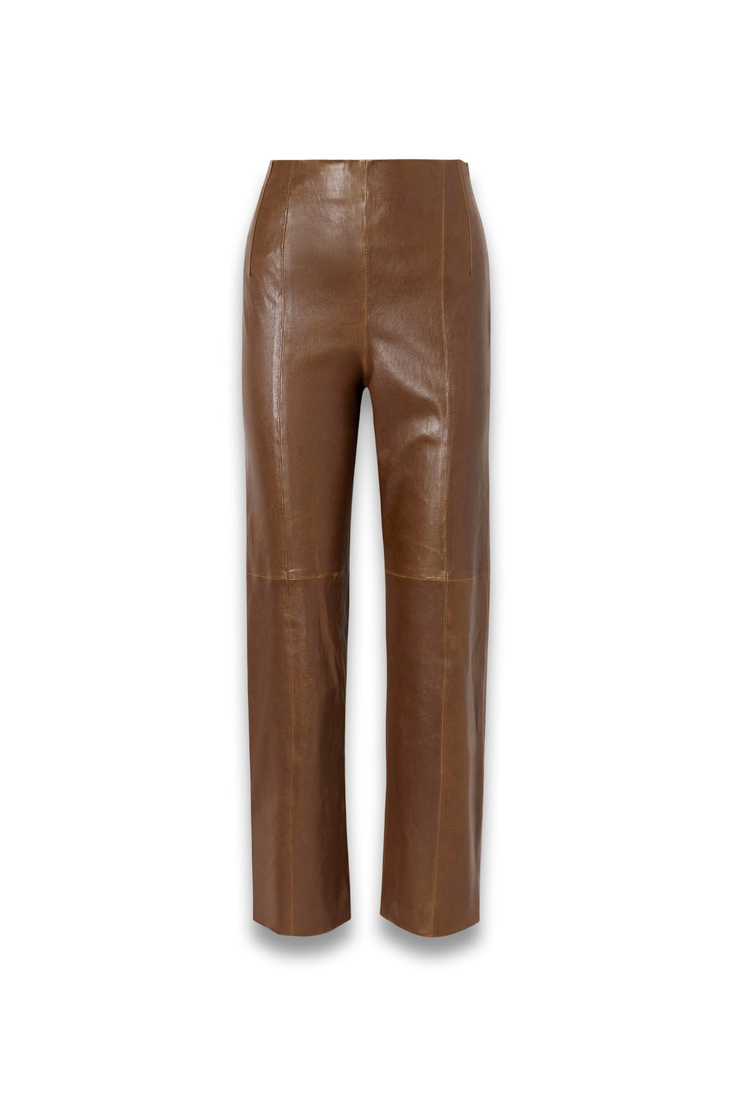 Logan Paneled Leather Slim-leg Pants