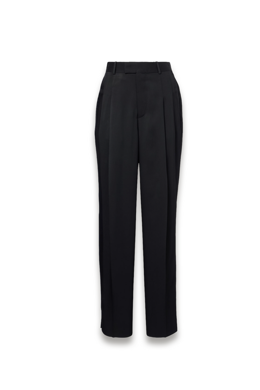 High-rise tapered pants