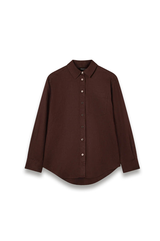 Brown Ultimate Linen Shirt