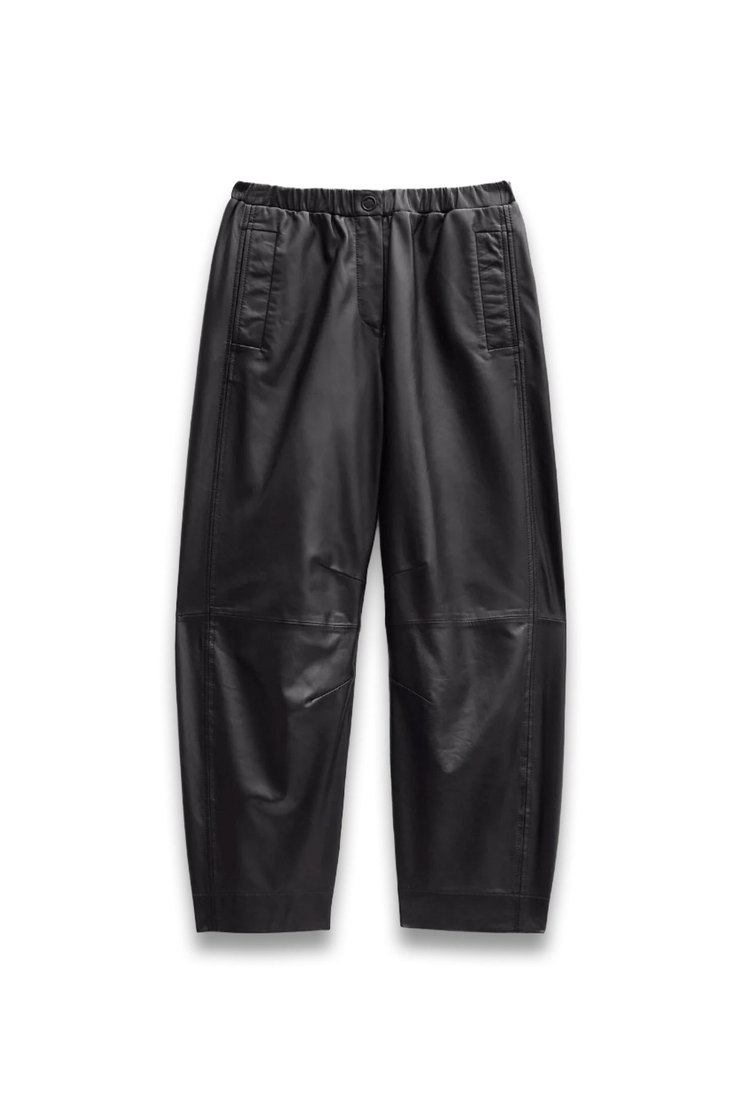 Leather Jack Barrel Trousers