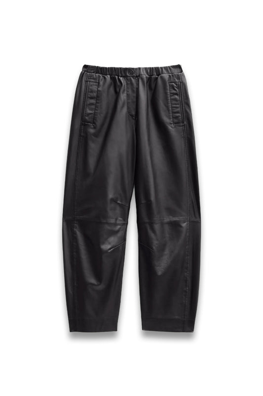 Leather Jack Barrel Trousers