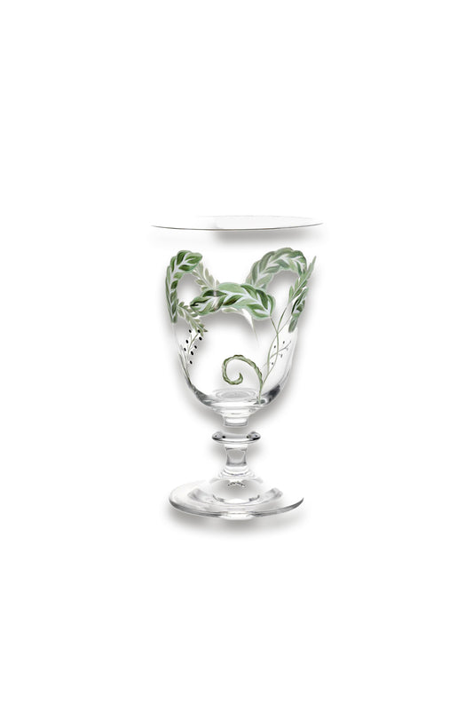Prairie Handpainted Stemmed Glass