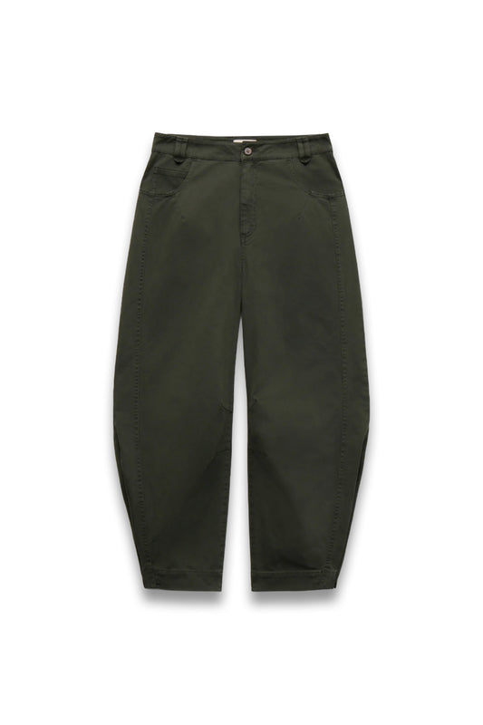 Bryce Barrel-leg Seam-detail Trousers