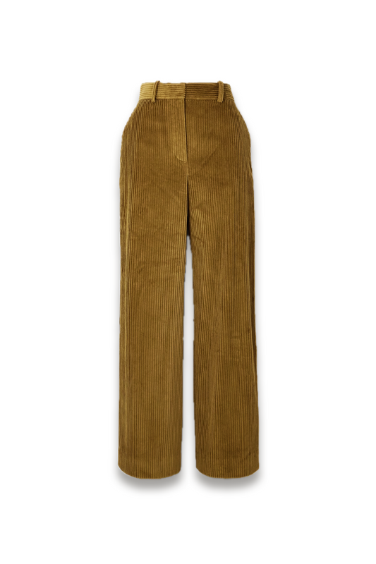 Lidie Cotton-corduroy Wide-leg Pants