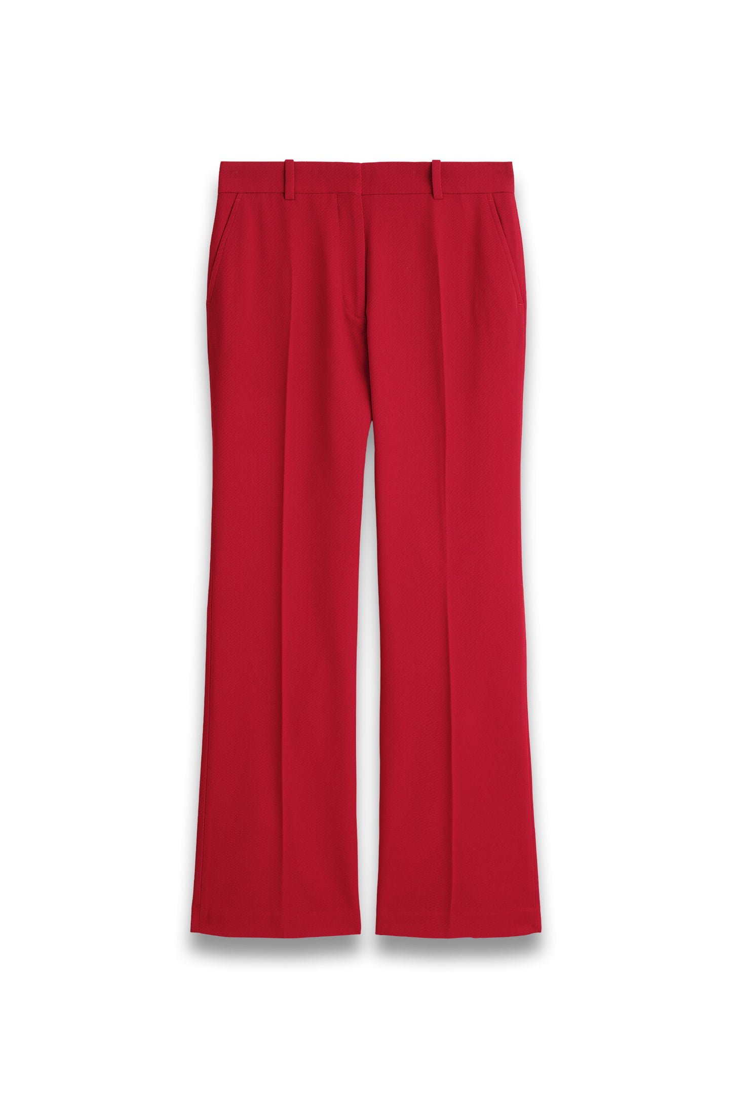 Wool-blend Straight-leg Trousers