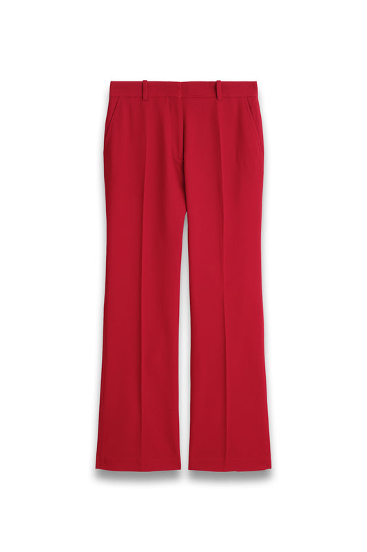 Wool-blend Straight-leg Trousers