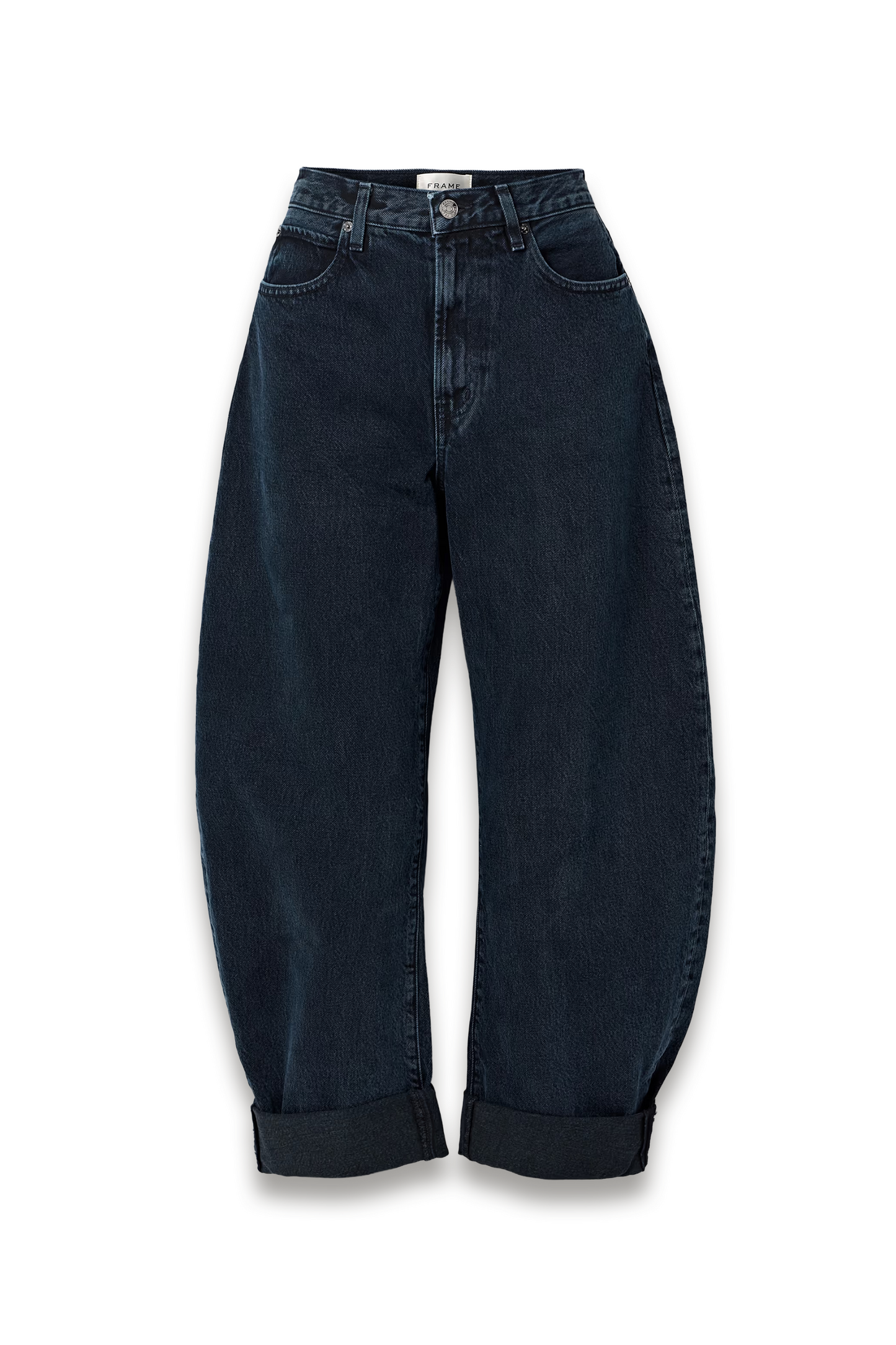 The Bubble High-rise Barrel-leg Jeans
