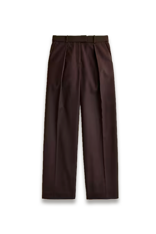 Alex Eagle X J.Crew Pleated Pant in Wool Blend