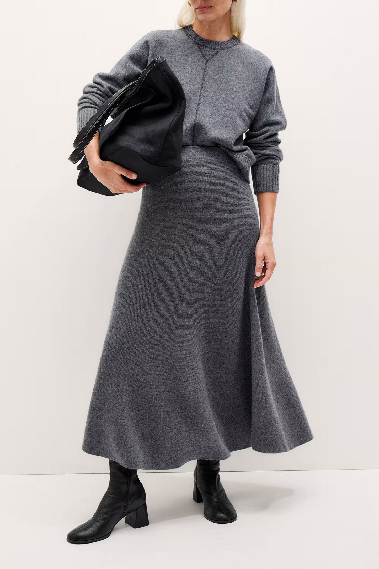 Felted Maxi Skirt