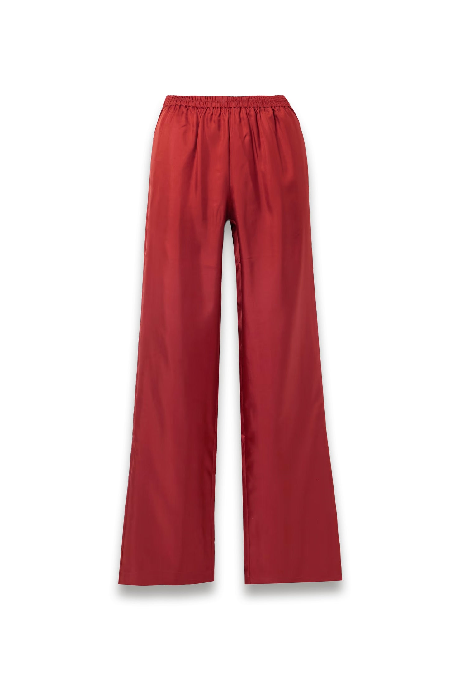 Alera silk-twill wide-leg pants